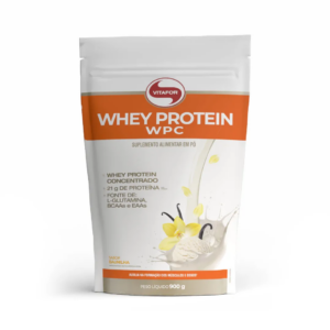 WHEY PROTEIN WPC VITAFOR Sabor Baunilha Pouch 900g