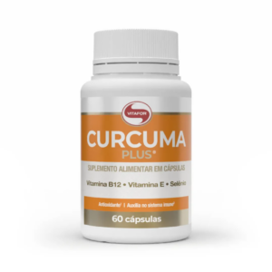 CURCUMA PLUS® Cúrcuma Longa 60 Cápsulas Vitafor 500mg
