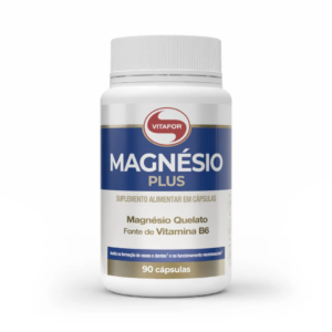 MAGNÉSIO PLUS Vitafor | Magnésio e Vitamina B6 90 Cápsulas