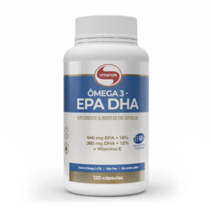 Ômega 3 EPA DHA: Ômega 3 + Vitamina E Vitafor 120 Cápsulas