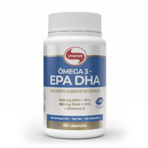 Ômega 3 EPA DHA: Ômega 3 + Vitamina E Omegafor Vitafor 60 Cápsulas
