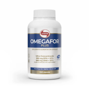OMEGAFOR® PLUS: Ômega 3 Vitafor 240 Cápsulas