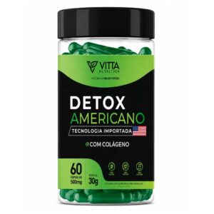 Detox Americano 60 Cápsulas 500mg | Vitta Nutrition