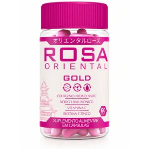 Rosa Oriental Original 60 Cápsulas Colágeno Hidrolisado 500mg