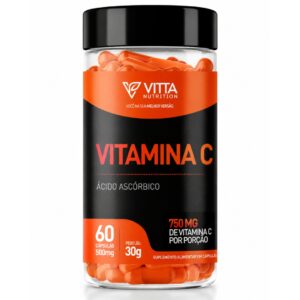 Vitamina C 60 Cápsulas 500mg | Vitta Nutrition