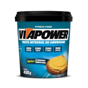 Pasta de Amendoim Integral Tradicional Vitafor Vitapower 450g